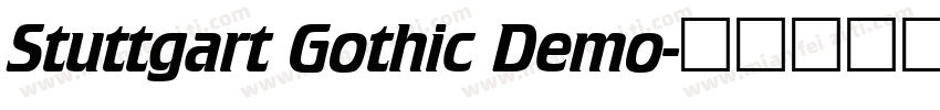 Stuttgart Gothic Demo字体转换